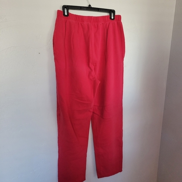 Callaway Golf Apparel Red Fleece Sweat Pants Sweats Vintage Large Sweatpants - Picture 5 of 8